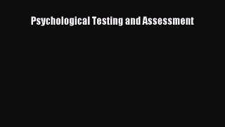 Ebook Psychological Testing and Assessment Read Full Ebook