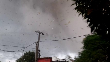 Une tornade F3 ravage tout sur son passage en Uruguay