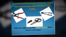 Ratchet Cable Cutter - Rhino Tools