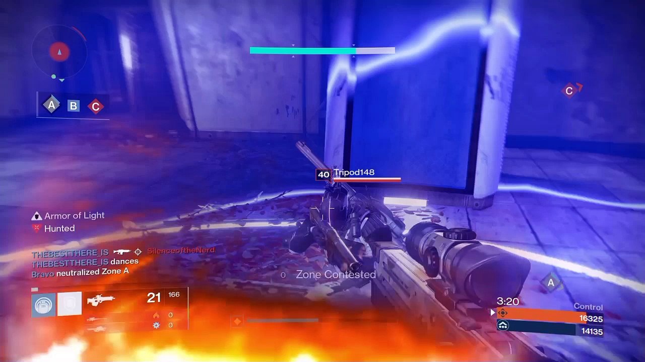 Zone contested/bubble duel