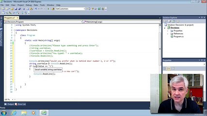 Branching with the if Decision Statement and the Conditional Operator ,C# Fundamentals- Development for Absolute