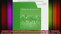 FREE EBOOK ONLINE  Student Solutions Manual for WeilSchipperFrancis Financial Accounting An Introduction Free Online