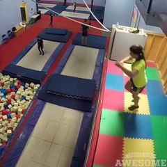 Wall Trampolining Looks Super Fun! -Funny  & Entertainment Vidoes-Follow Us!!!!!