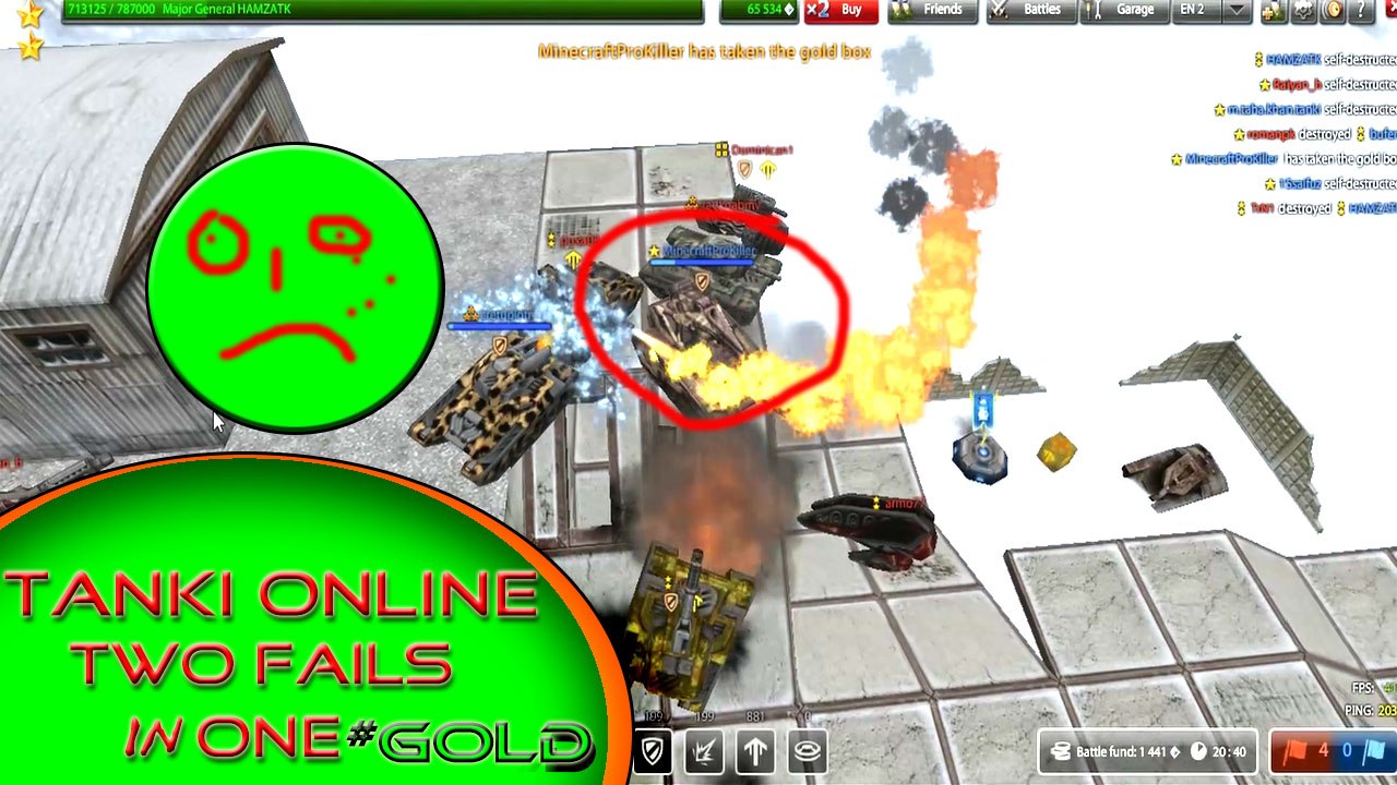 2 Fails in 1 - Tanki Online Gold Box #3