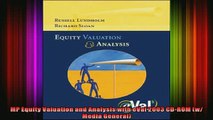 READ FREE Ebooks  MP Equity Valuation and Analysis with eVal 2003 CDROM w Media General Full EBook