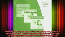 DOWNLOAD FULL EBOOK  Working Papers Chapters 117 Accounting 24e Financial Accounting 12e or Accounting Using Full EBook