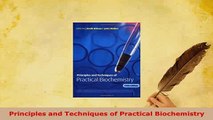 PDF  Principles and Techniques of Practical Biochemistry PDF Online