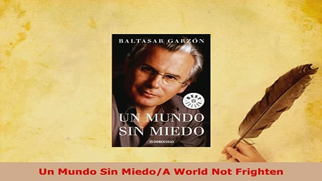 Download  Un Mundo Sin MiedoA World Not Frighten  Read Online