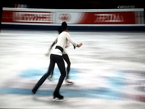 Ice skating - vanessa james & morgan cipres