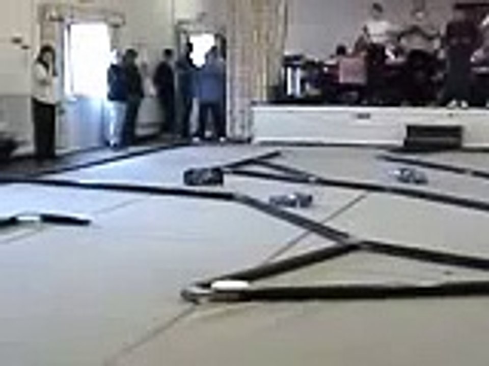RC car crashes