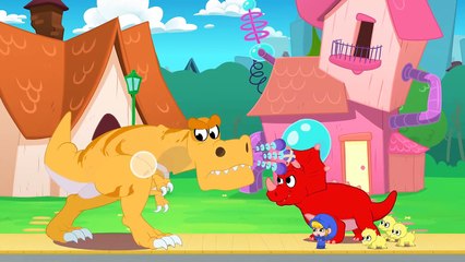 My Pet Dinosaur Triceratops - (+ Dinosaur compilation) My Magic Pet Morphle
