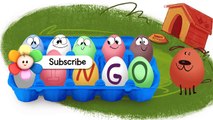 Surprise Eggs Nursery Rhymes and Color Songs for Kids  Cartoons for Kids to Learn Colors