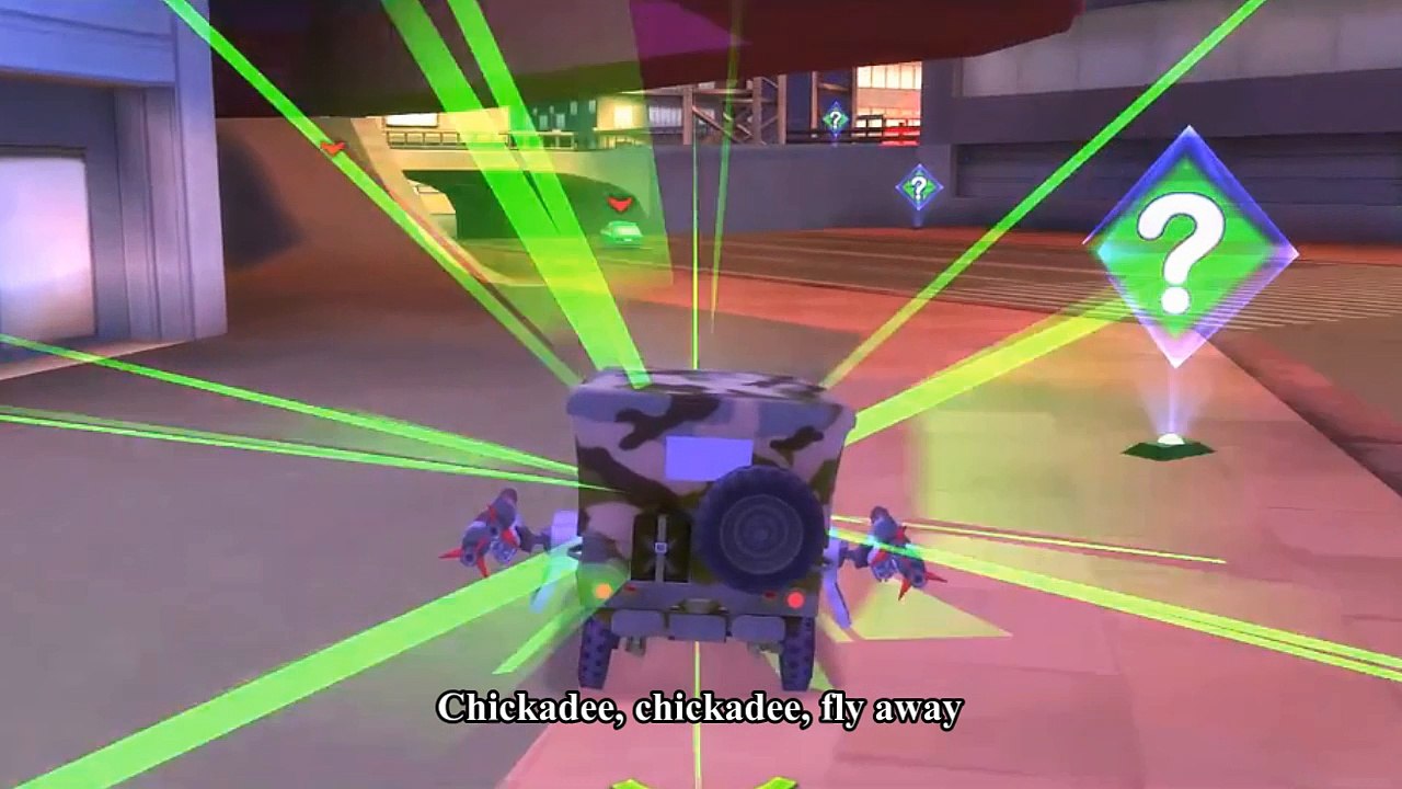 Cars Songs For Kids ♪ Five little chickadees ♪ McQueen Battle Race Raoul Caroule