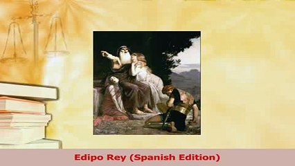 PDF  Edipo Rey Spanish Edition  EBook