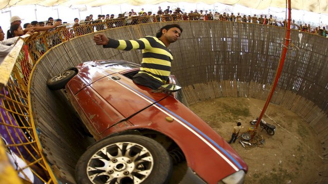 Колодец смерти - ты ещё такого не видел