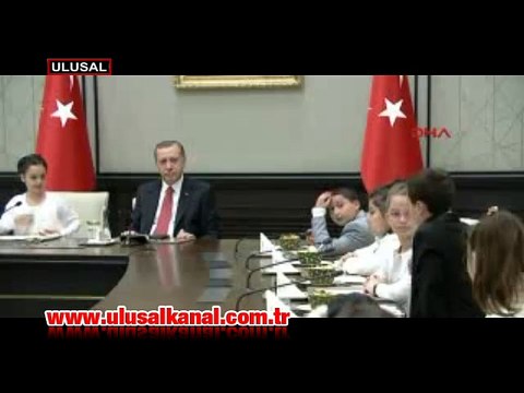 Cumhurbaşkanlığı Külliyesi'nde küçük çocuk Necip Can gözyaşlarına boğuldu