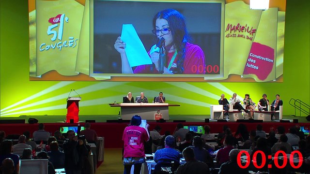 Intervention de Rim CGT Fralib au 51ème congrès CGT