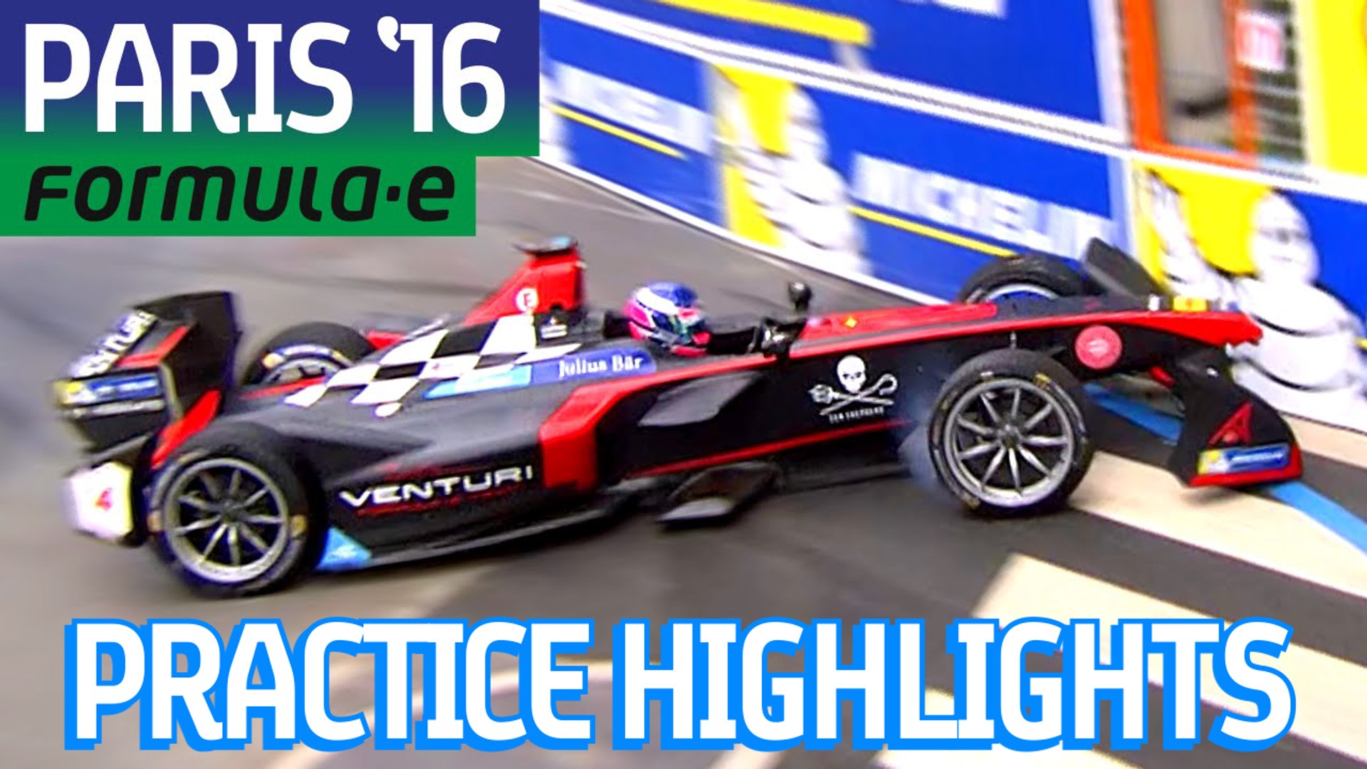 ⁣All-Action Paris 2016 Free Practice Highlights - Formula E
