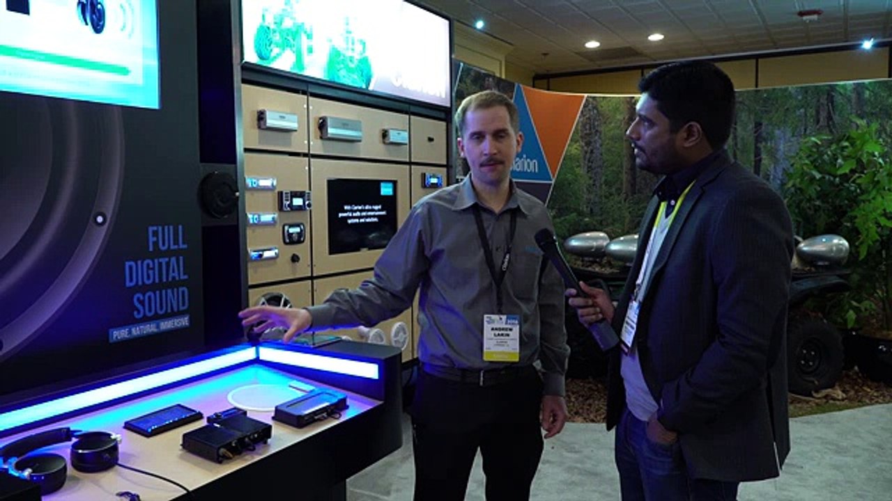 Fully Digital Car Audio - Clarion - CES 2016