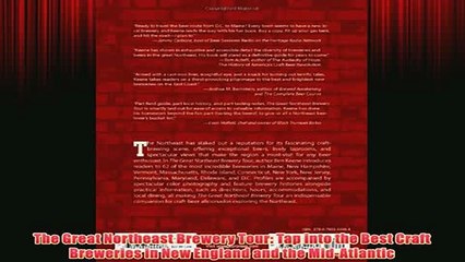 Free   The Great Northeast Brewery Tour Tap into the Best Craft Breweries in New England and the Read Download