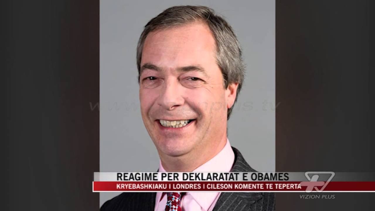 Reagime për deklaratat e Obamës - News, Lajme - Vizion Plus