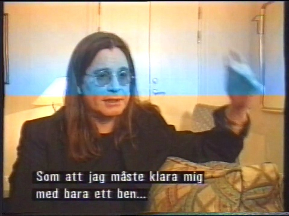 Ozzy Osbourne Interview SVT 1