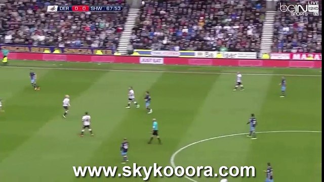 Barry Bannan Wonderful Goal - Derby County FC vs Sheffield Wednesday FC 0-1