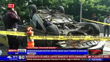 Rentetan Kasus Mobil Terjun di Parkiran Gedung Jakarta