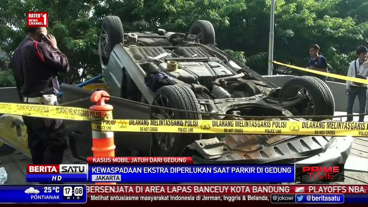 Rentetan Kasus Mobil Terjun di Parkiran Gedung Jakarta