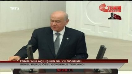 TBMM'nin Açılışının 96'ncı Yıl Dönümü Bahçeli Bizlere Örnek Olacak Davranışlar İlk Meclis'in Ruh...