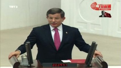 TBMM'nin Açılışının 96'ncı Yıl Dönümü Davutoğlu ya Hep Beraber Var Olacağız ya Hep Beraber Öleceğiz