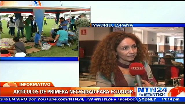 Cruz Roja de española envía ayuda humanitaria a Ecuador y recolecta fondos a través de donaciones
