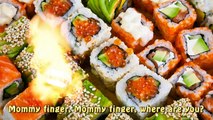 Finger Family Finger Family Sushi Family Rhymes   Funny Sea Food Animals   Cartoon Animation Finger