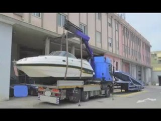 Cagliari - 500 chili di hashish sequestrati a bordo di un motoscafo (23.04.16)
