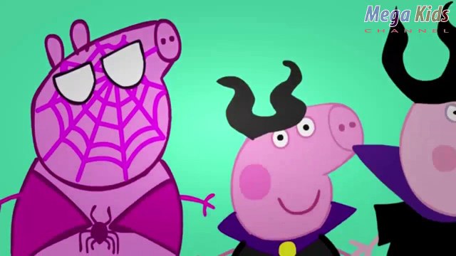 Peppa Pig Crying kidneping SpiderMan vs Maleficent Finger Family Nursery Rhymes new episode 2016 - 4