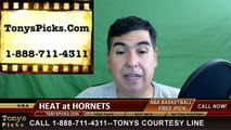 Charlotte Hornets vs. Miami Heat Free Pick Prediction Game 3 NBA Pro Basketball Playoffs Odds Preview 4-23-2016
