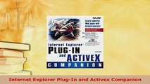 Download  Internet Explorer PlugIn and Activex Companion  EBook