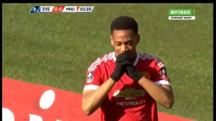 Anthony Martial Fantastic Skills and Big Chance - Everton 0-0 Manchester United (FA Cup) 23.04.2016 HD