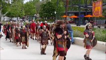 NIMES-JEUX ROMAINS-DEFILE-GALERES-23/04/2016