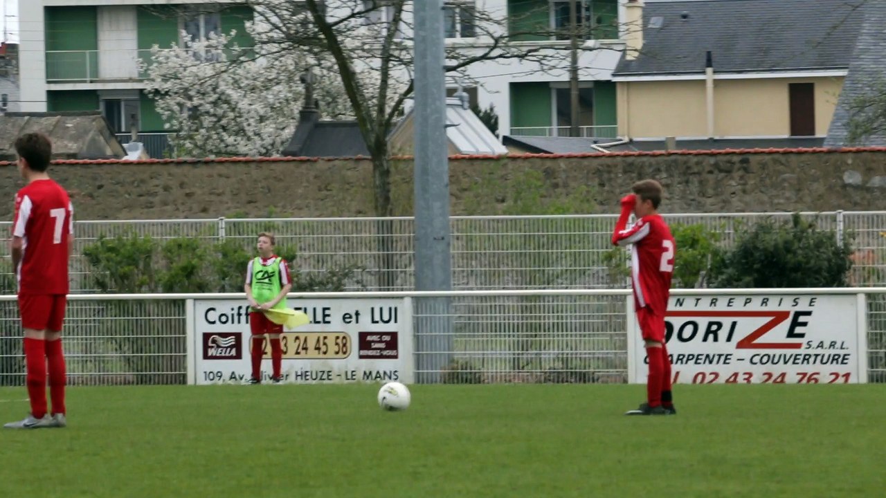 U15A coup franc de Mathieu
