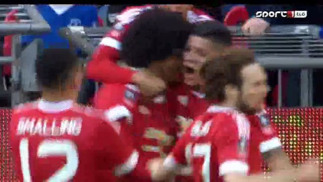 Marouane Fellaini Goal HD - Everton 0-1 Manchester United - 23-04-2016 FA Cup
