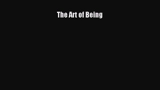 [Read Book] The Art of Being  Read Online