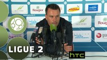 Conférence de presse Chamois Niortais - FBBP 01 (0-0) :  (CNFC) - Hervé DELLA MAGGIORE (BBP) - 2015/2016