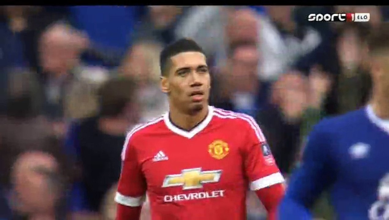 Everton 1-1 Manchester United  - Smalling C. (O...