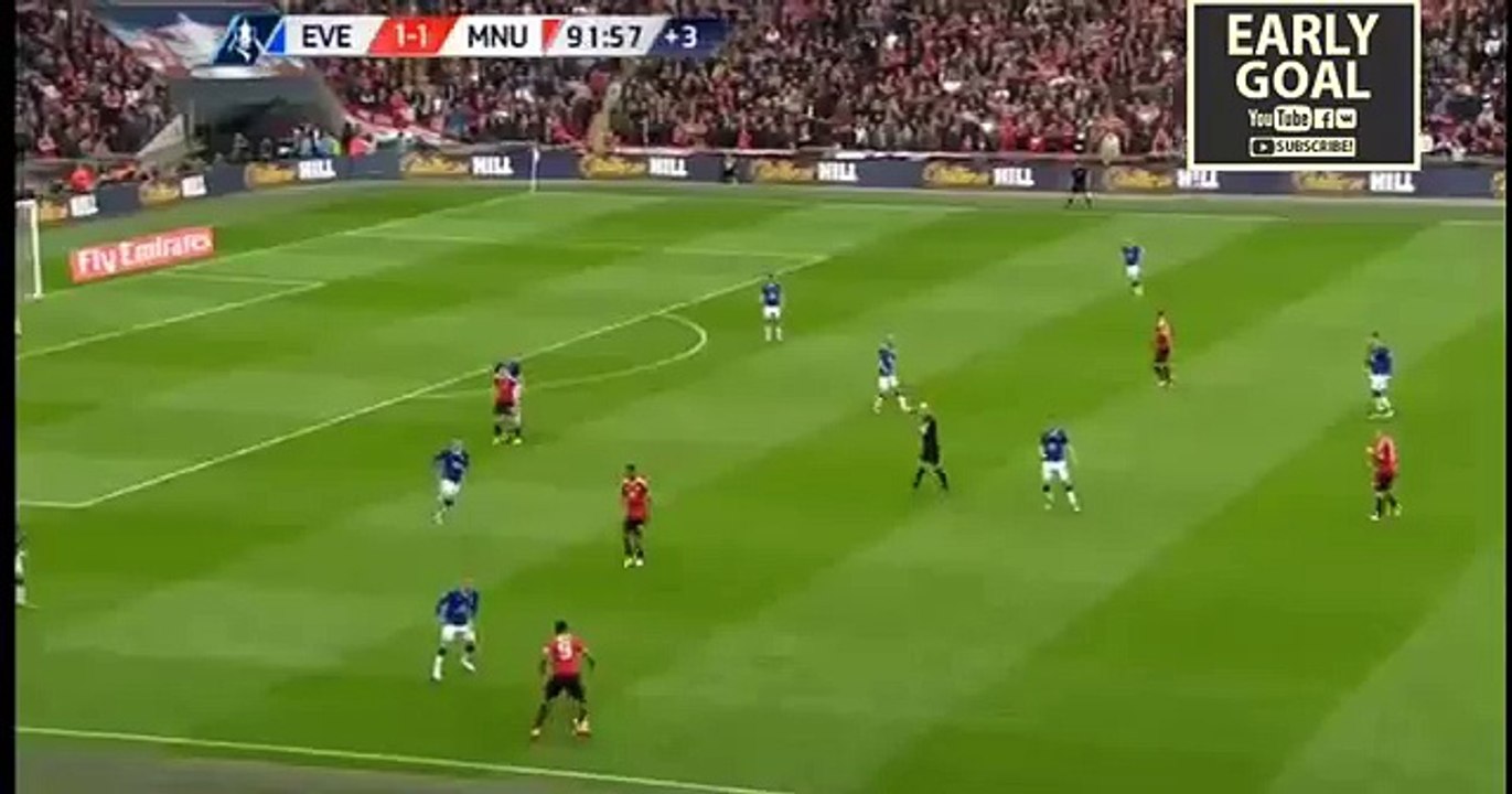 EVERTON 1_2 MANCHESTER UNITED - MARTIAL 90 3