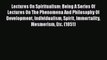 [PDF] Lectures On Spiritualism: Being A Series Of Lectures On The Phenomena And Philosophy