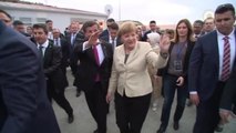 Davutoğlu, Merkel ve Tusk, Nizip Kampını Ziyaret Etti