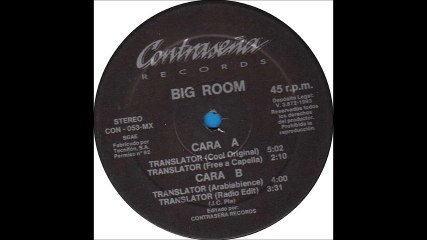 Big Room - Translator (Cool Original) (A1)