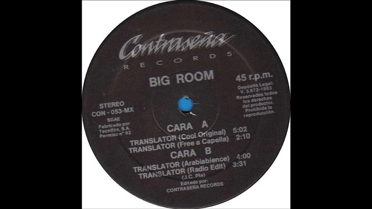 Big Room - Translator (Cool Original) (A1)
