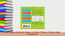 PDF  Building Android Apps in Easy Steps Using App Inventor  EBook
